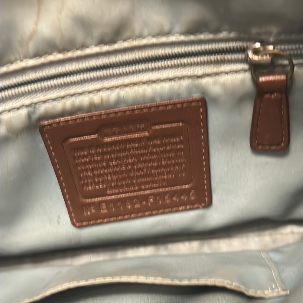 Coach Cream and Brown Women's Bag Set - Picture 4 of 4